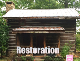 Historic Log Cabin Restoration  Buffalo Junction, Virginia